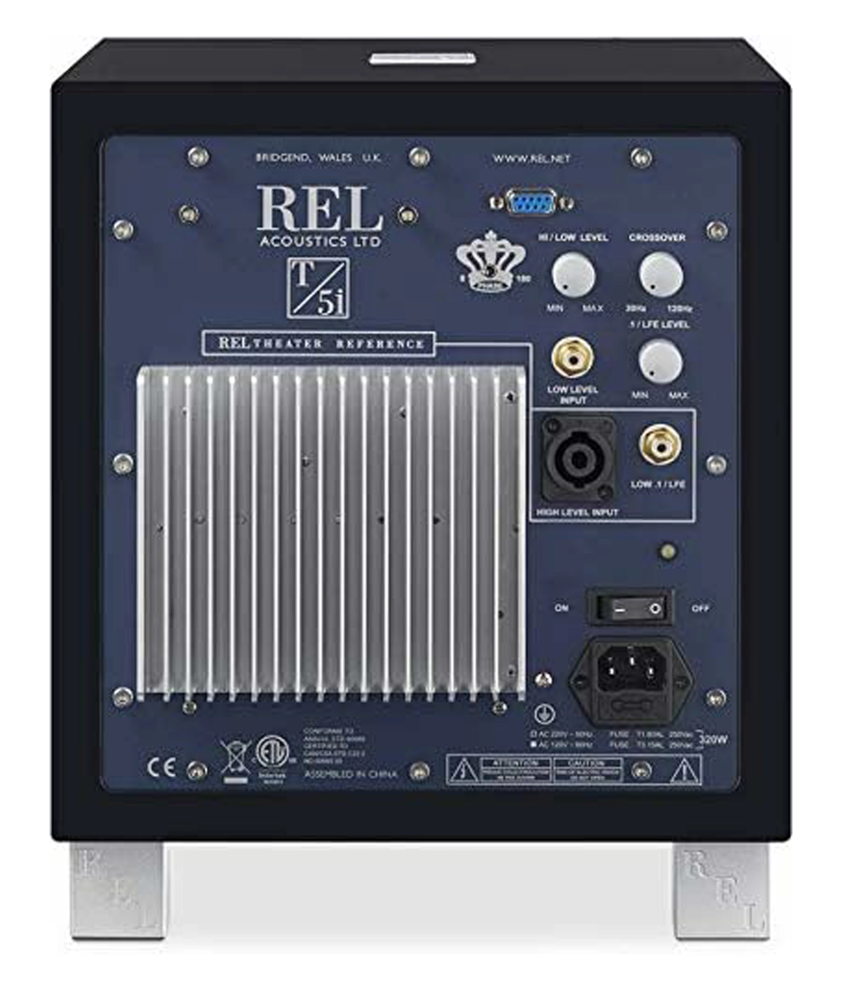 REL Acoustics T/5i - Subwoofer de Alta Fidelidade, Preto (High Gloss Black) - Imagem 4