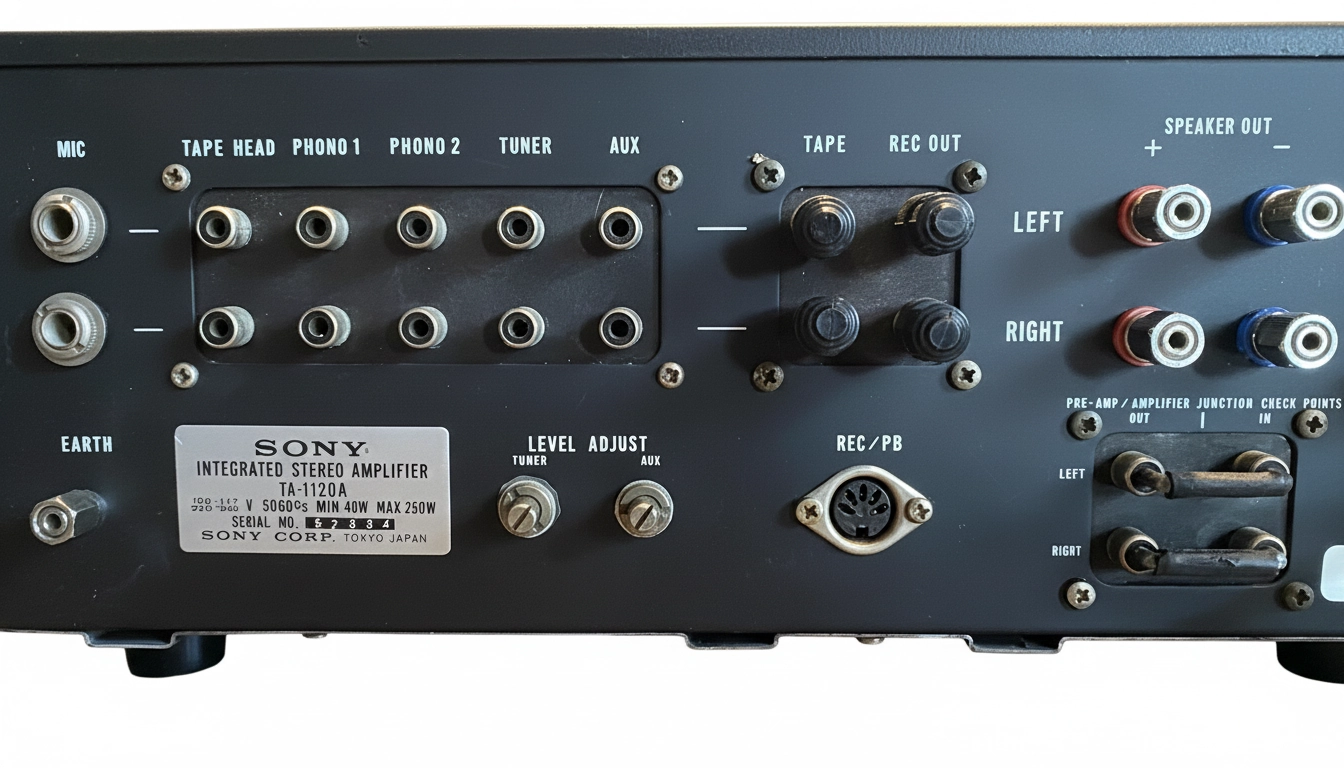 SONY TA-1120 - Amplificador Integrado, 50 W + 50 W (8 Ohms) - Imagem 5