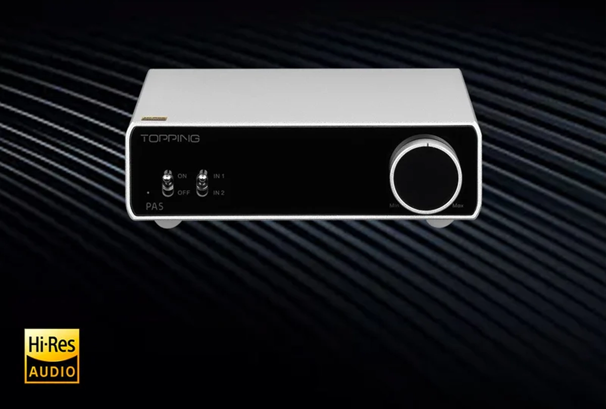 TOPPING PA5 - Amplificador de Potência, 65 Watts x 2 (8 Ohms), Silver