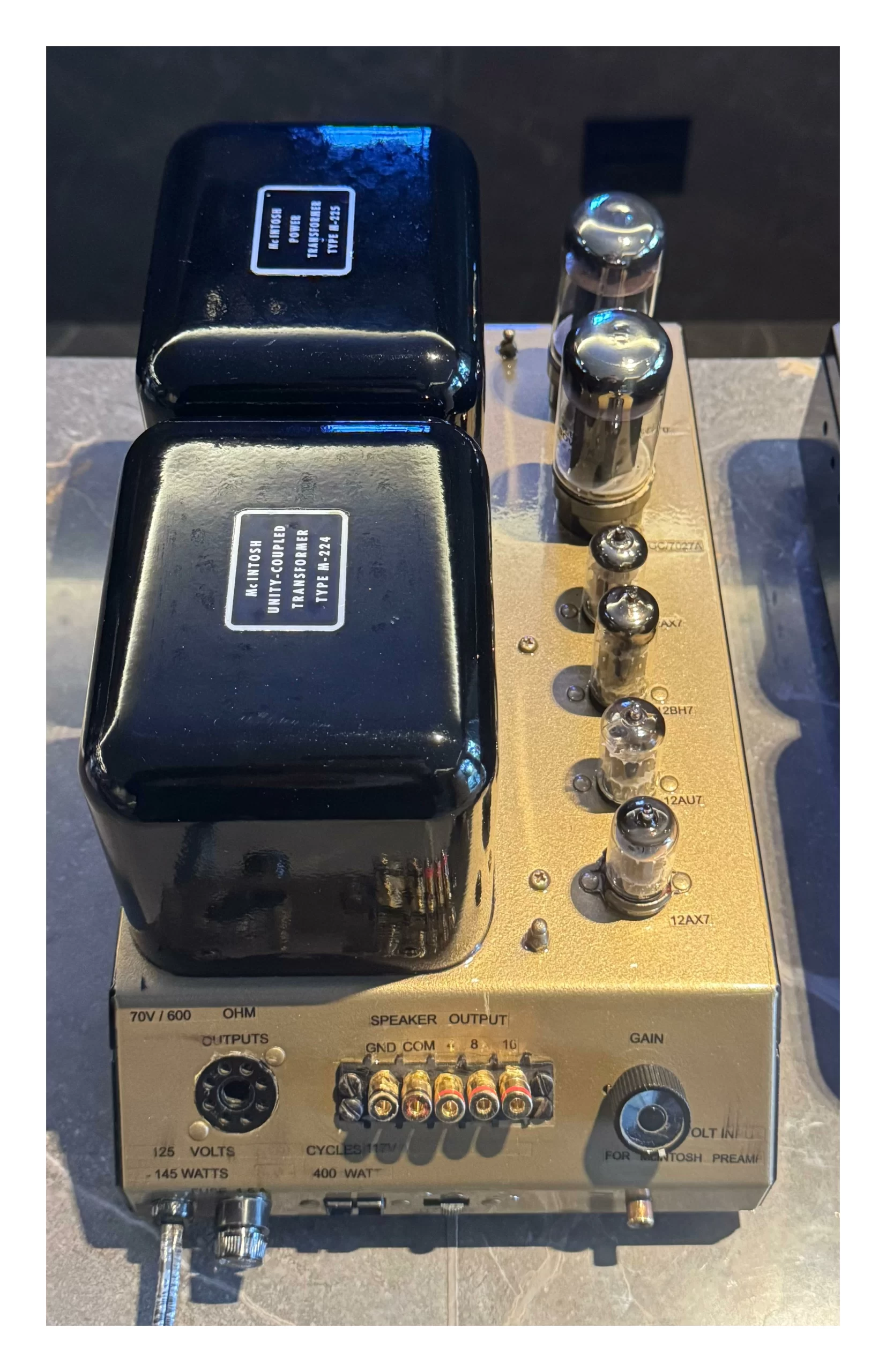 McINTOSH MC40 - Amplificador de Potência Monobloco Valvulado, 40 Watts RMS Contínuos - Imagem 6