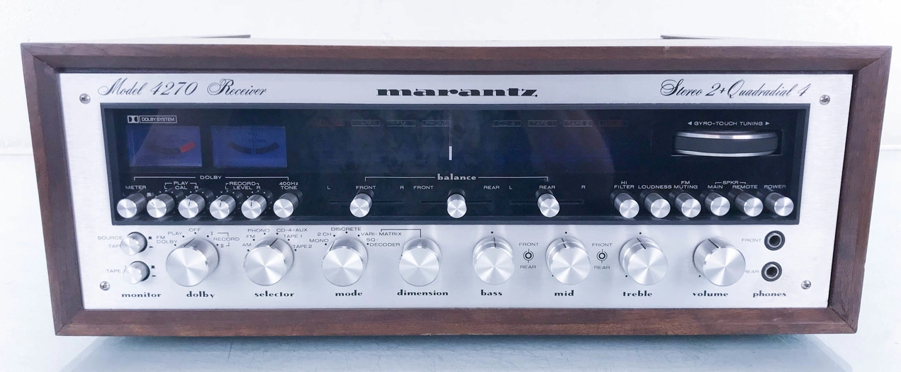 MARANTZ 4270 AM FM Stereo Receiver Quadrifônico, 70 Watts RMS