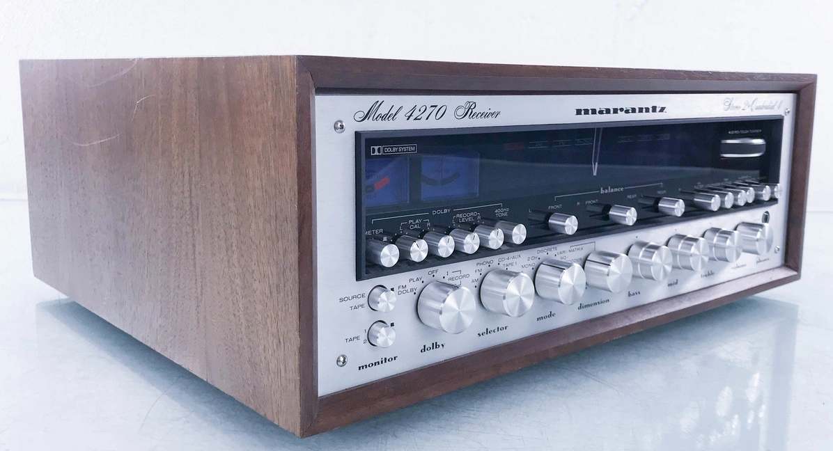 MARANTZ 4270 AM FM Stereo Receiver Quadrifônico, 70 Watts RMS - Imagem 2