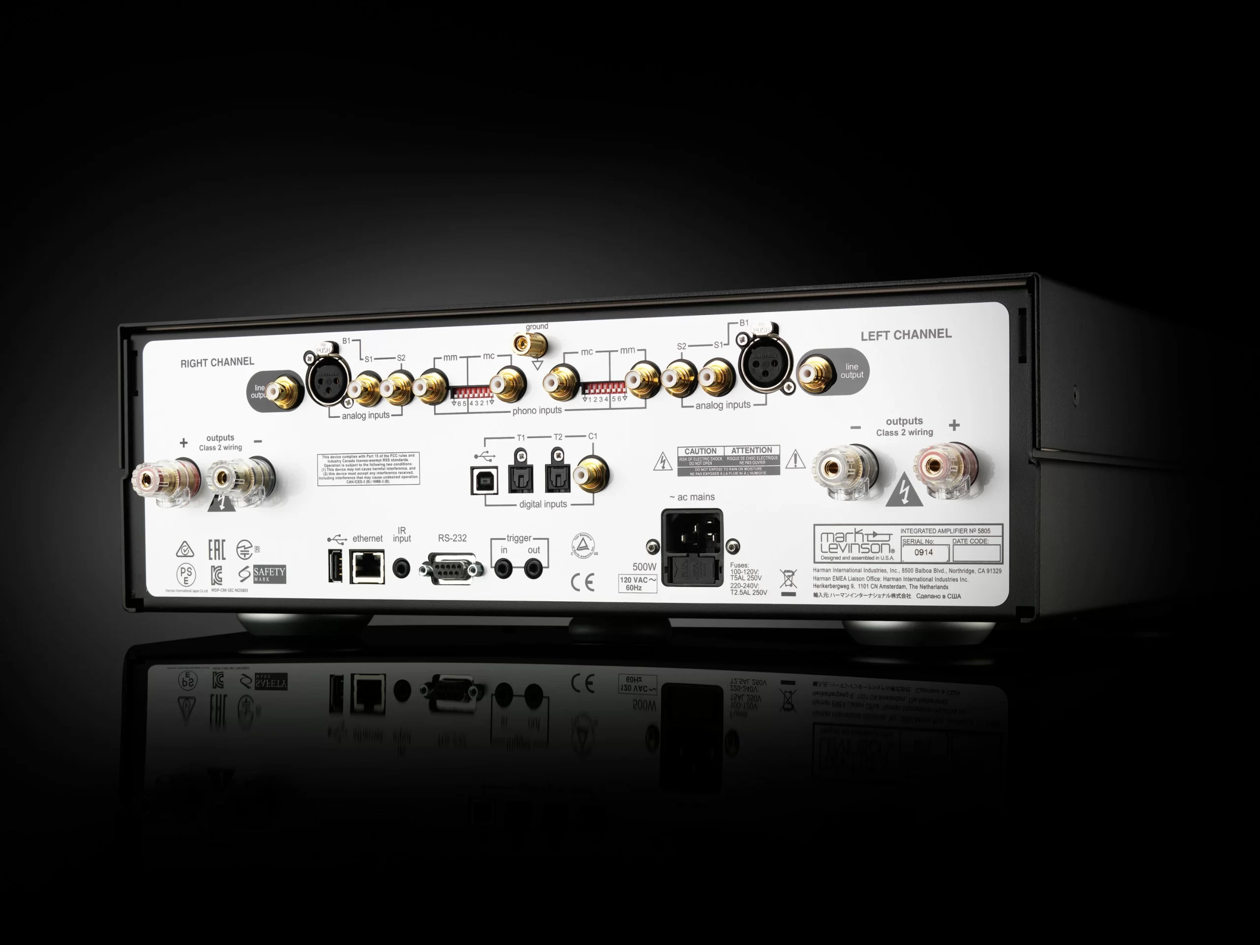 MARK LEVINSON 5805 - DAC e Phono MM/MC, 125 Watts - Imagem 6