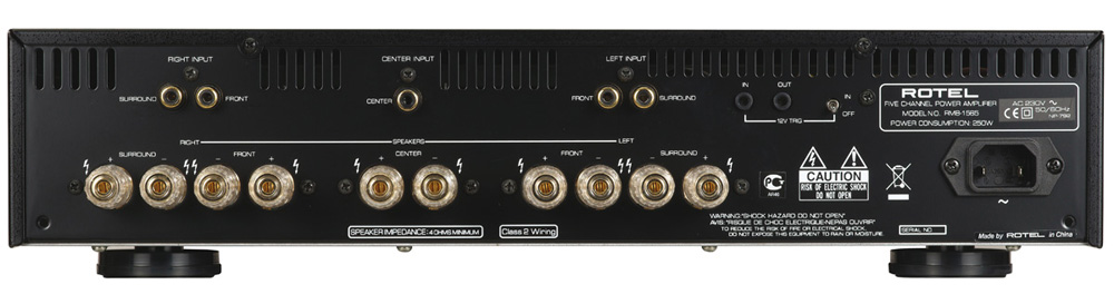 ROTEL RMB-1565 Amplificador Multicanal 5x100 watts - Imagem 4