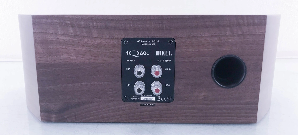 KEF iQ60c - Caixa Central, Walnut - Imagem 3