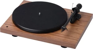 PRO-JECT E1 BT Walnut – Com Cápsula AT3600-L