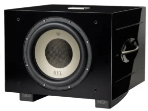 REL S/850  Subwoofer Ativo HiEnd 12″, Black Piano, 800 watts