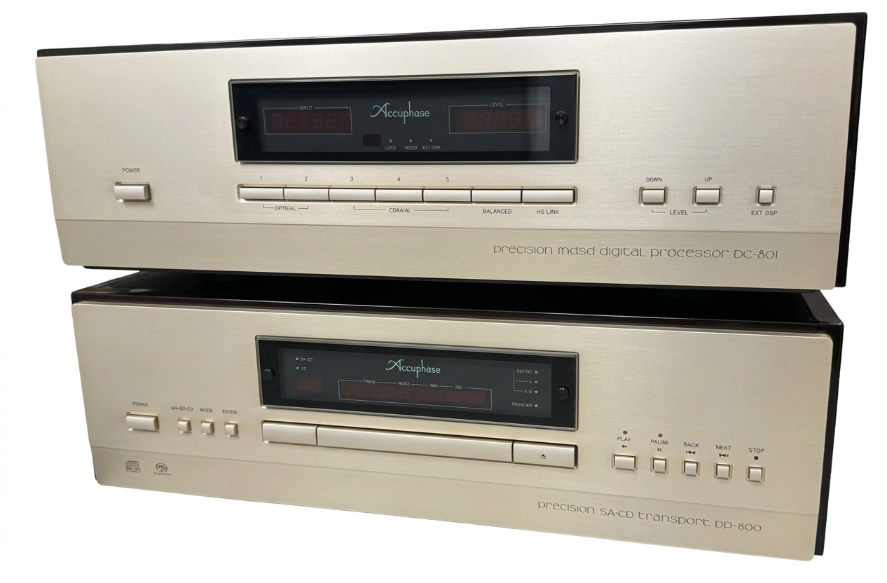 ACCUPHASE DD-800 CD SACD MDSD DAC / ACCUPHASE DC-801 DAC