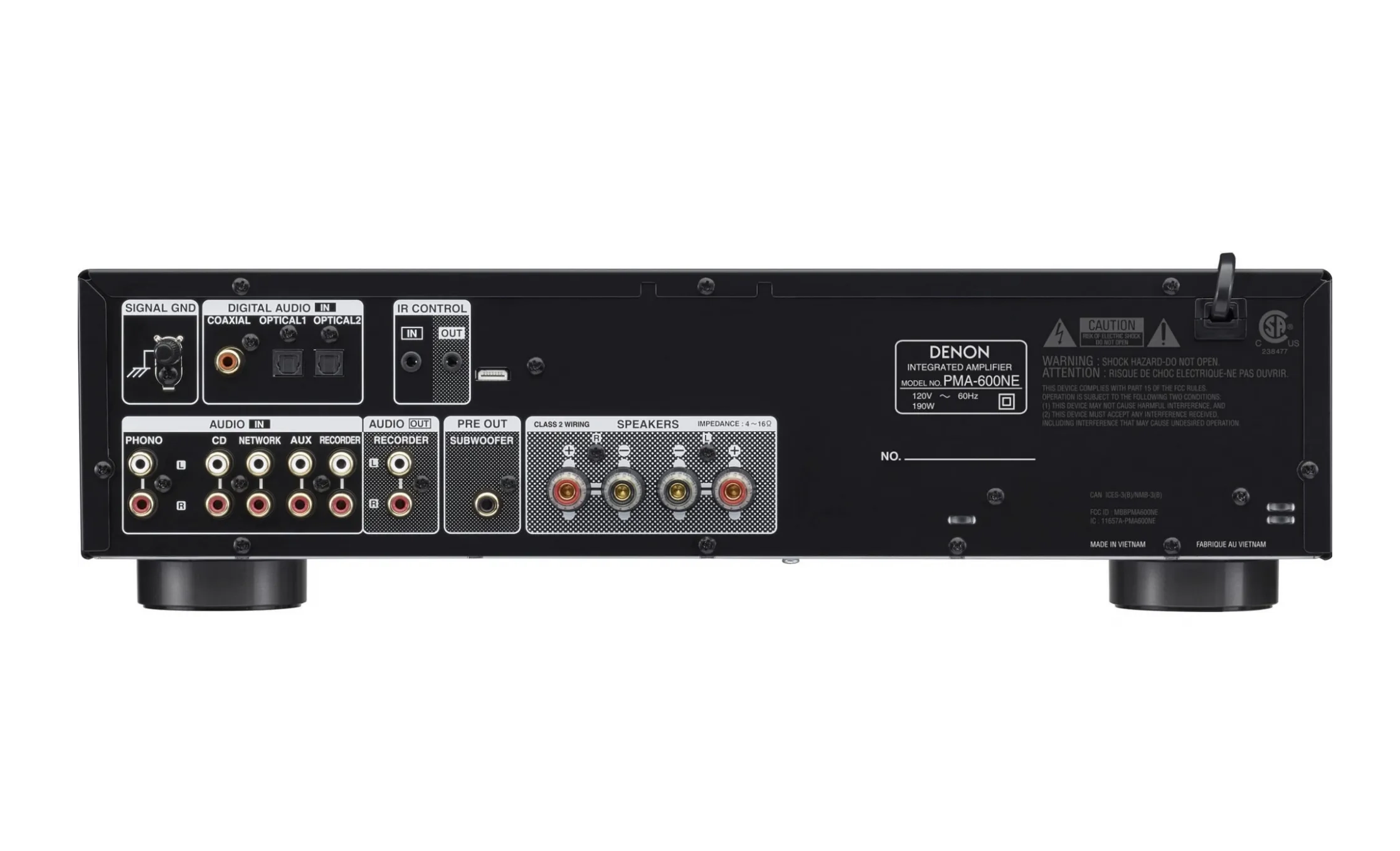 DENON PMA-600NE – Amplifcador Integrado Bluetooth MM Phono (120v