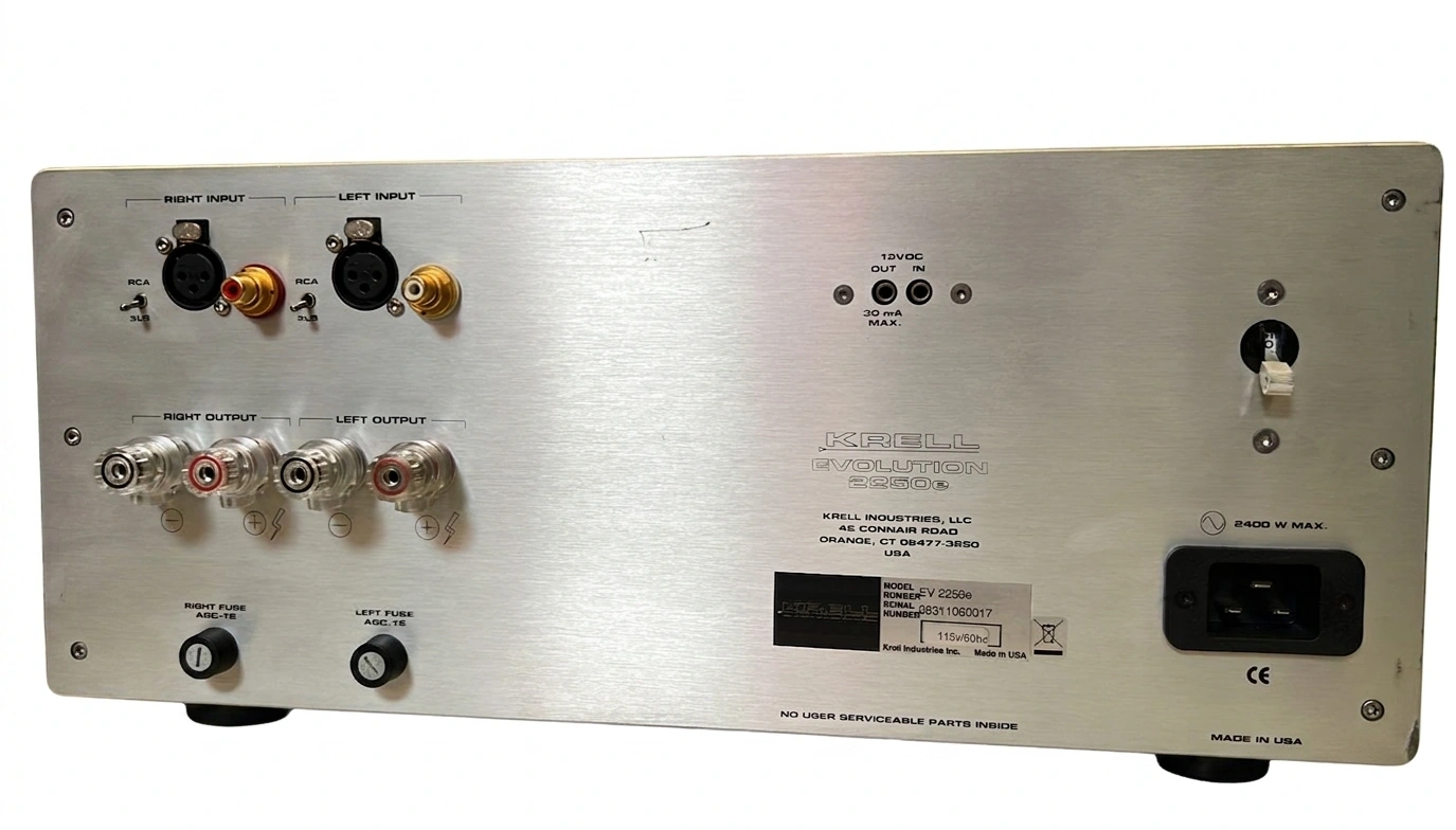 KRELL Evolution 2250e - Amplificador Stereo Full Balanced, 250 Watts - Imagem 2
