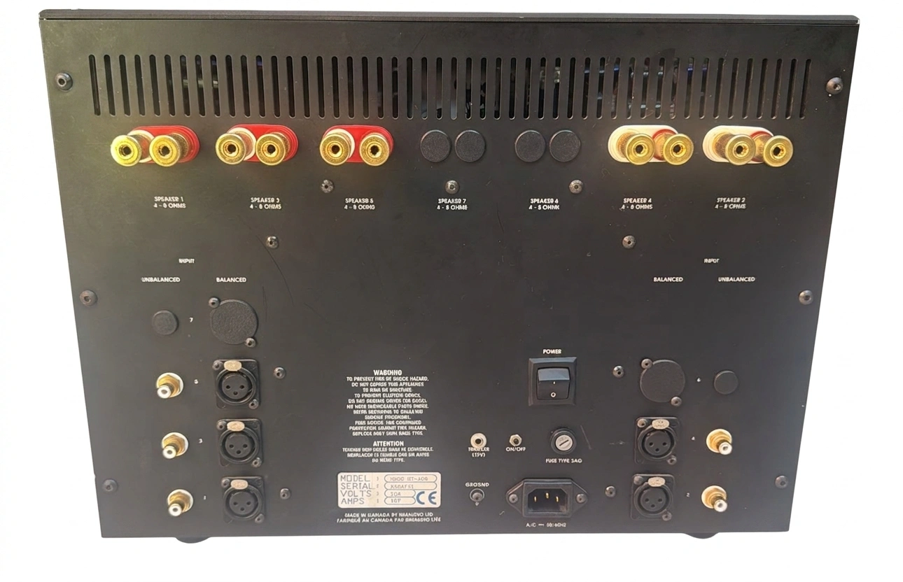 MOON Titan HT-200 - Amplificador de Potência Multicanal, 5 x 200 Watts - Imagem 6