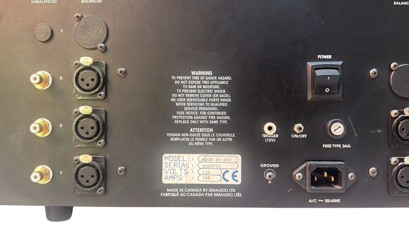 MOON Titan HT-200 - Amplificador de Potência Multicanal, 5 x 200 Watts - Imagem 7
