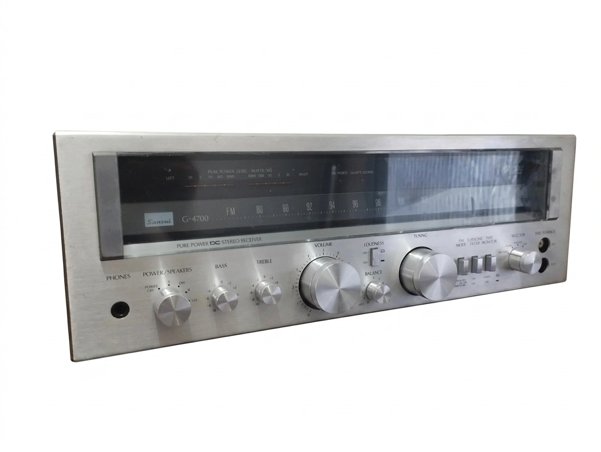 SANSUI G-4700 AM/FM Stereo Receiver, 50 Watts - Imagem 5