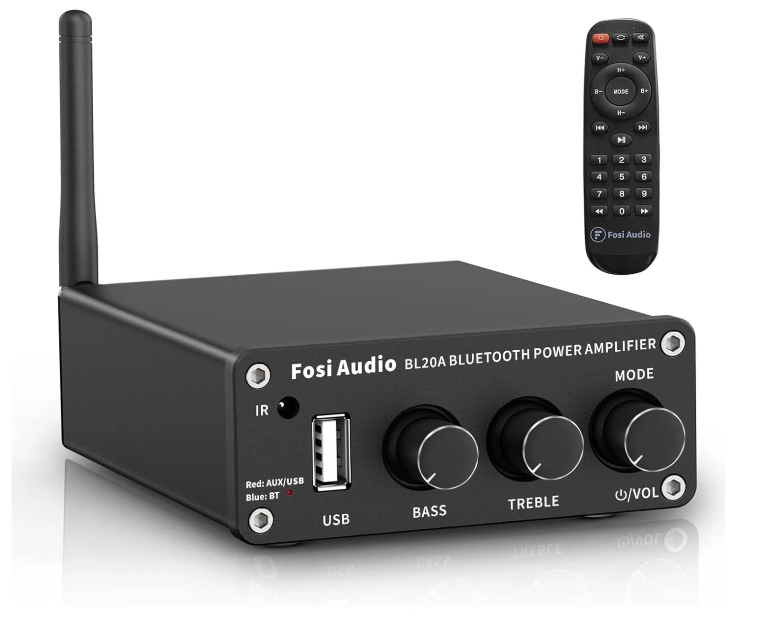 FOSI AUDIO BL20A Mini Amplificador Integrado com Bluetooth 100 watts