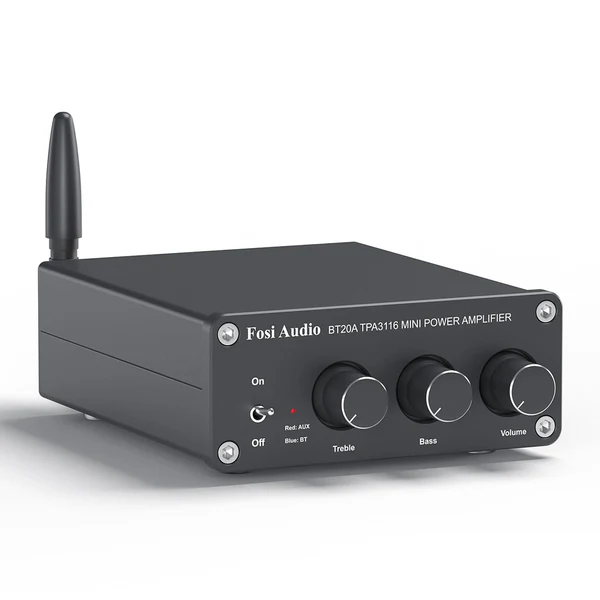 FOSI AUDIO BT20A BT Amplificador Integrado, Classe D, 60 Watts