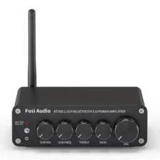 FOSI AUDIO BT30D BT Amplificador Integrado Classe D, 2.1 Canais, 50 Watts