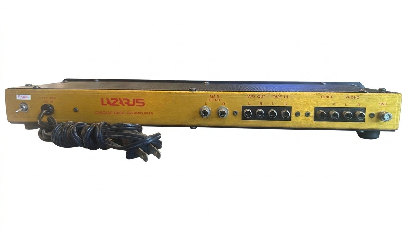 LAZARUZ Cascade Basic - Pré-Amplificador Híbrido com Phono - Imagem 4