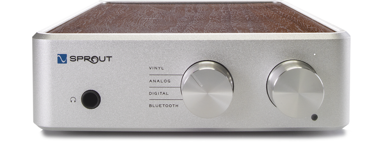 PS AUDIO Sprout 100 Amplificador Integrado Com MM Phono, Bluetooth, DAC, Headphone Amp, Sub Pre-Out, 50 watts