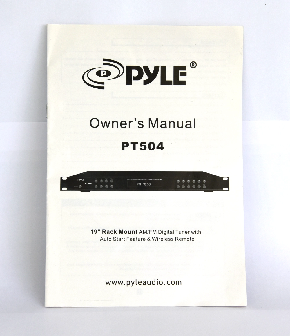 PYLE PT504 Sintonizador AM/FM - Imagem 9