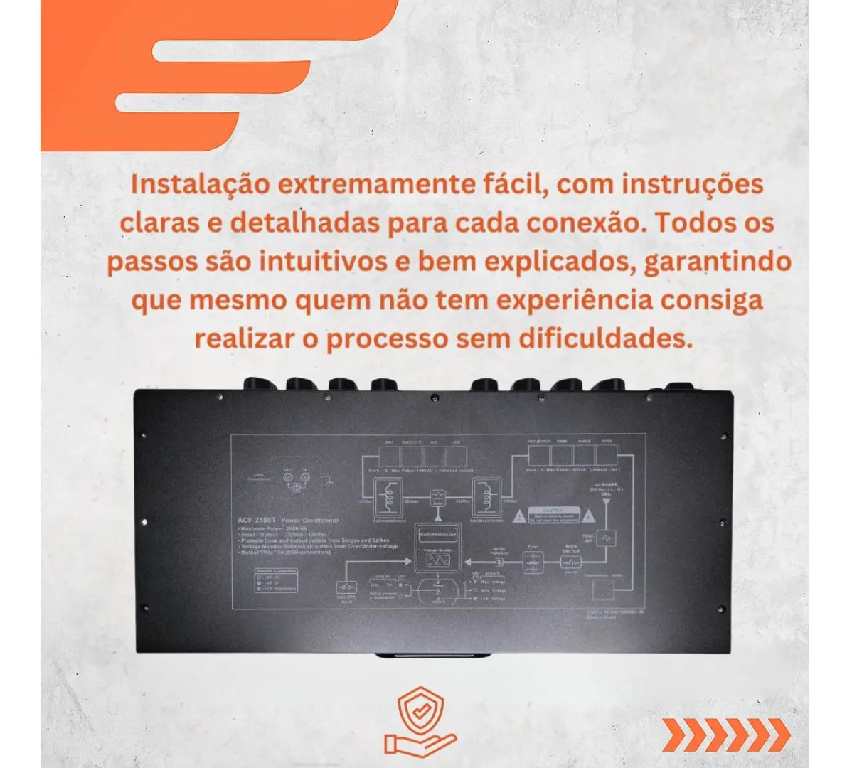 UPSAI ACF-2100T Condicionador e Transformador de Energia 220/120 volts - Imagem 8