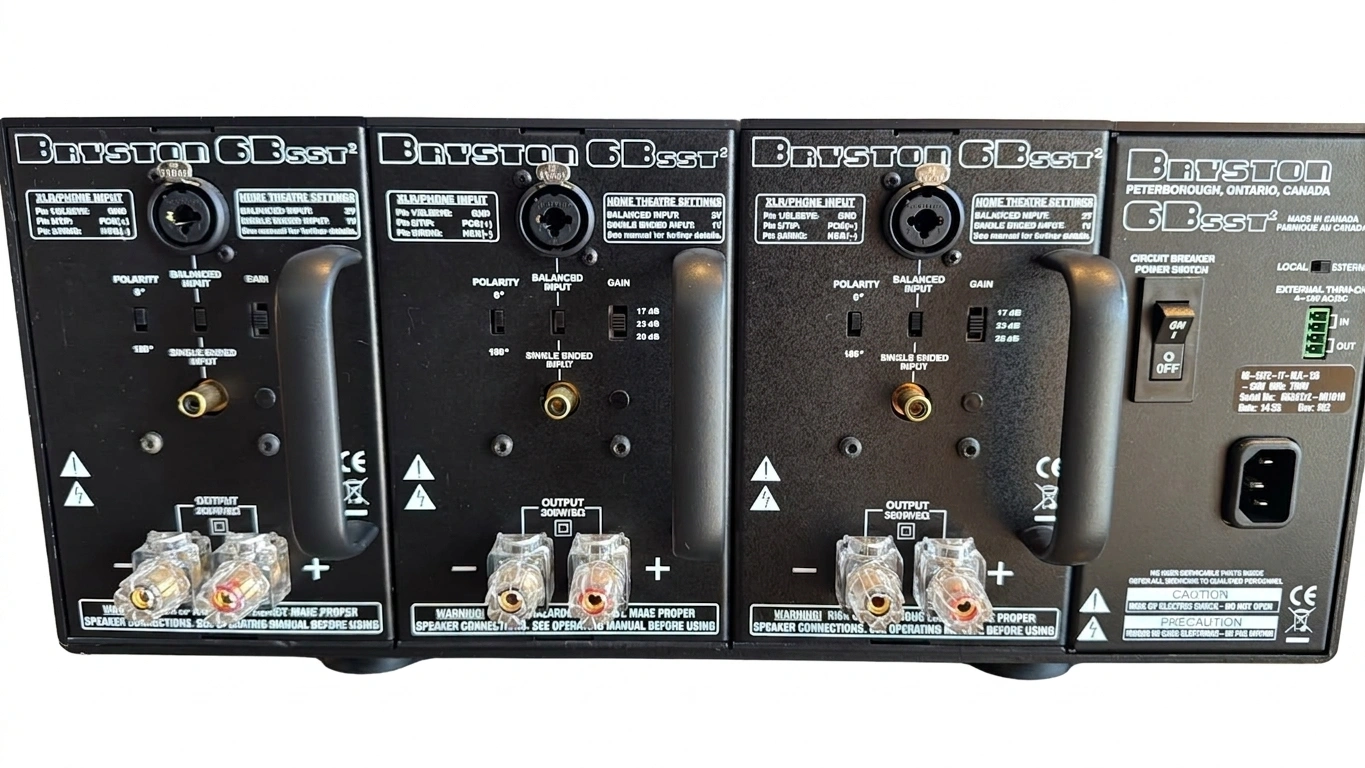 BRYSTON 6B SST2 Amplificador Full Balanced, 3 x 300 Watts - Imagem 5