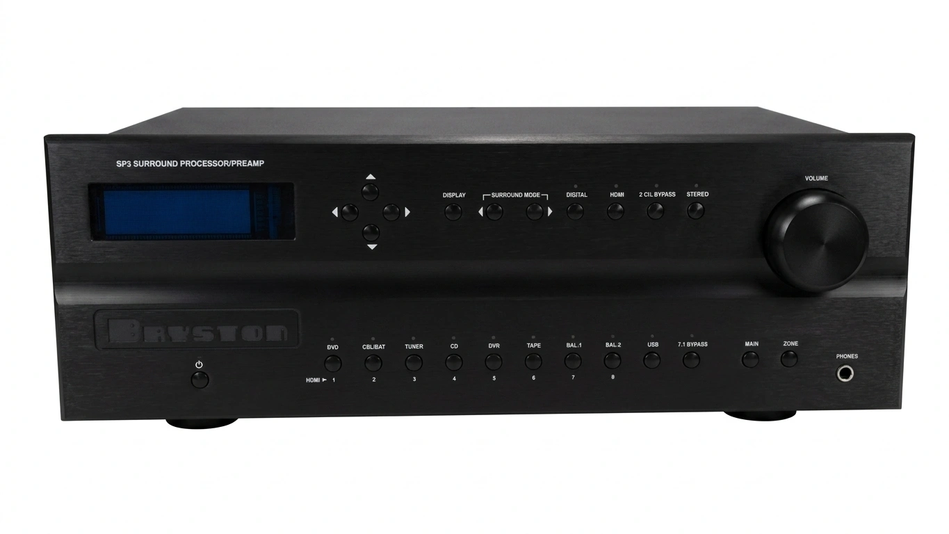 BRYSTON SP3 Pré-Processador AV 7.1, Dolby TrueHD, Dolby Digital Plus, Dolby Digital EX, DTS-HD Master Audio - Imagem 2