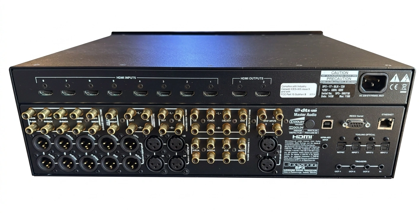 BRYSTON SP3 Pré-Processador AV 7.1, Dolby TrueHD, Dolby Digital Plus, Dolby Digital EX, DTS-HD Master Audio - Imagem 4