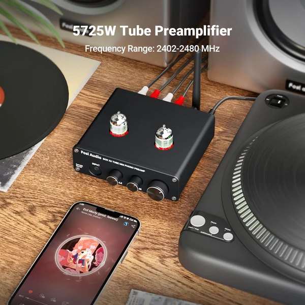 FOSI AUDIO BOX X3 Pré-Amplificador de Phono MM, Bluethooh - Imagem 3