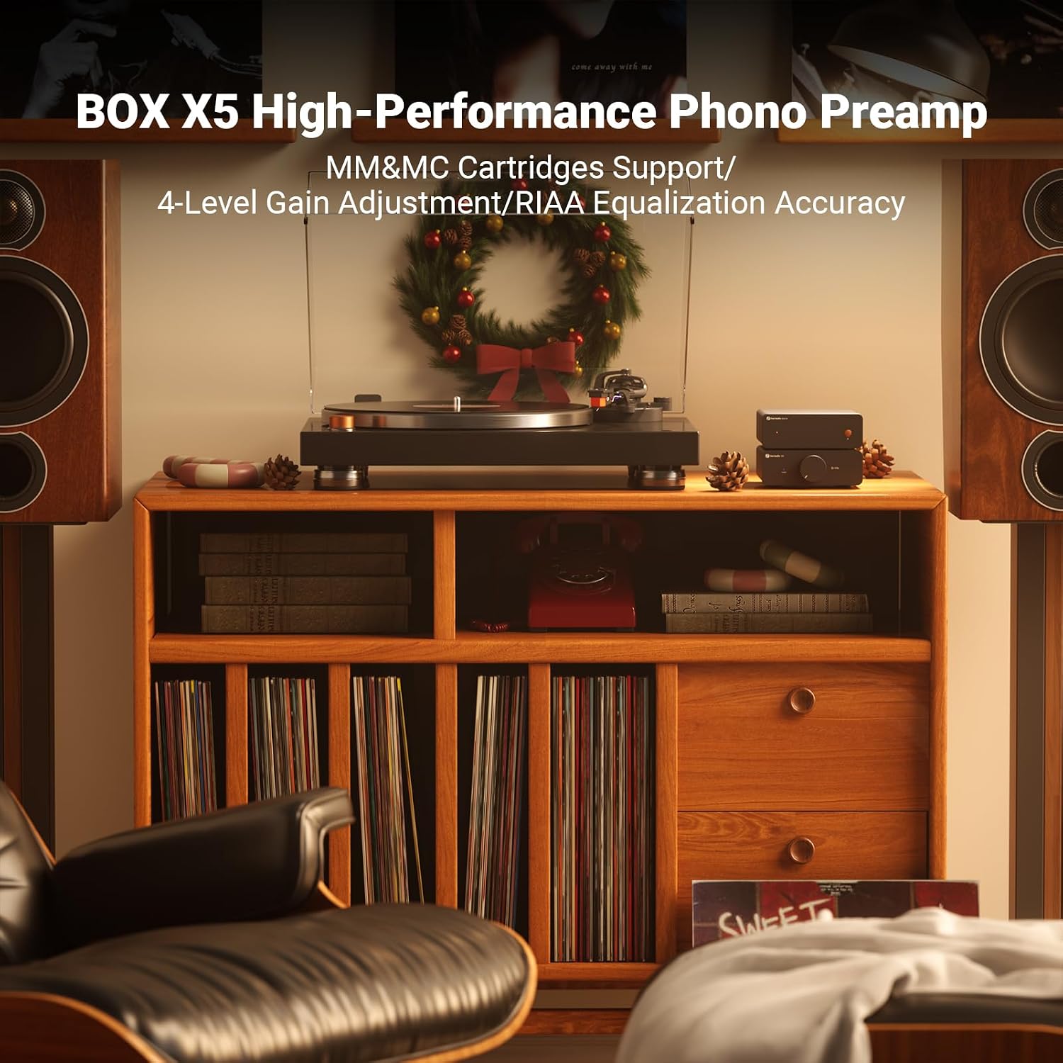FOSI AUDIO BOX X5 Pré-Amplificador de Phono MM & MC - Imagem 2