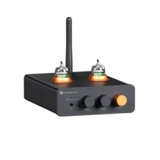 FOSI AUDIO GR40 Pre-Amplificador e Amplificador de Fone Valvulado, DAC, Bluetooth