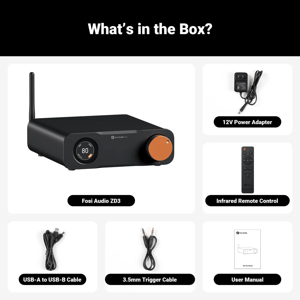 FOSI AUDIO ZD3 Conversor DAC Bluetooth - Imagem 3